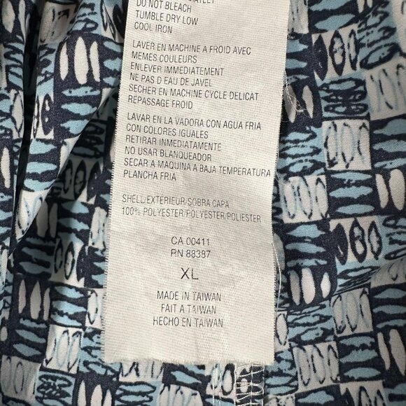 Adidas Pants Mens XL Track Athletic Drawstring Abstract Pattern Pockets Zip Ankl - Picture 8 of 13